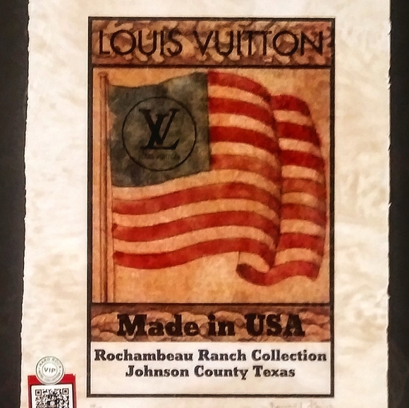 Louis Vuitton USA. Print signed Fairchild Paris